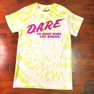 Dare Tye Dye Cotton Graphic Tshirt New